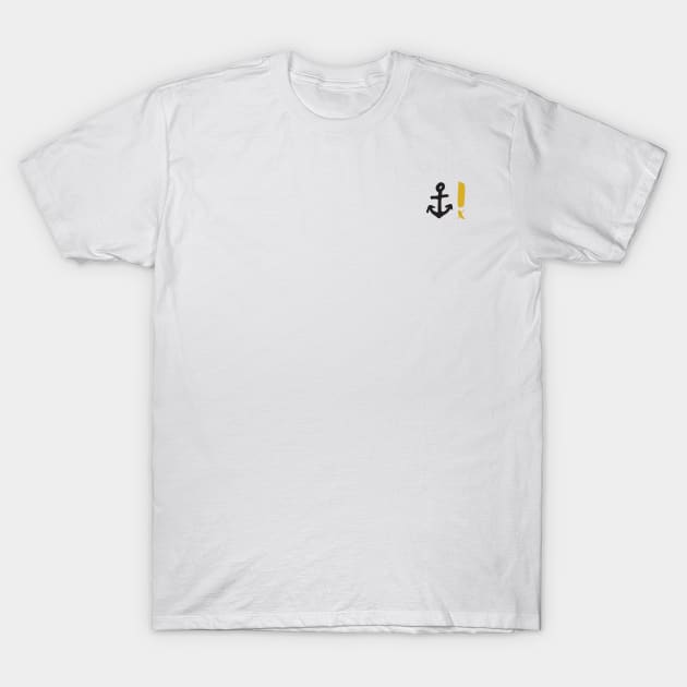 Anchored Exclamation T-Shirt by Bryan Trindade